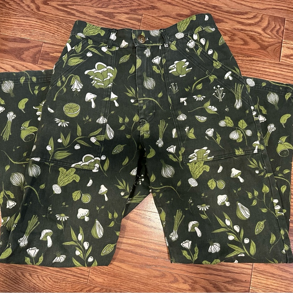 Big Bud Press Cookbook Work Pants Green Size Small